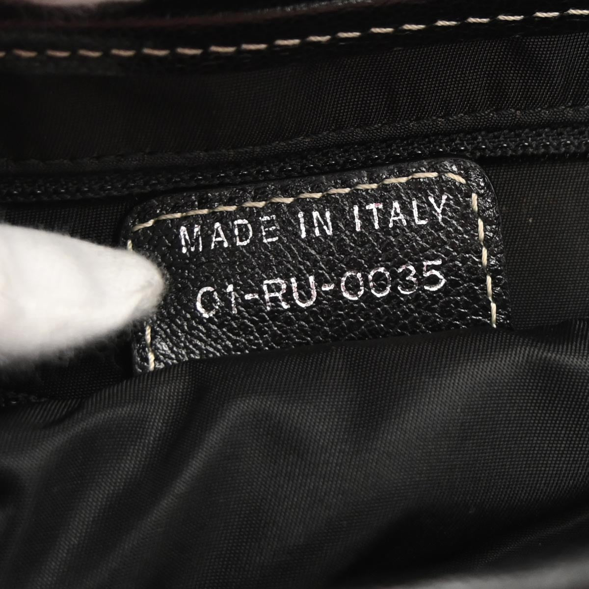 Christian Dior Black Trotter Floral Saddle Handbag