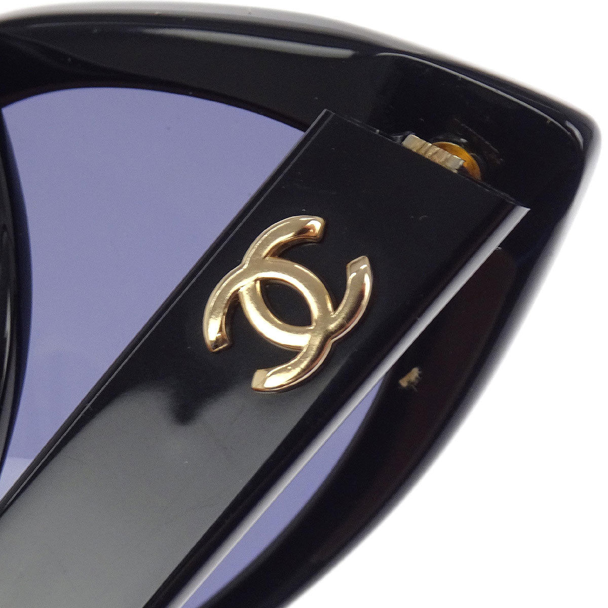 Chanel Sunglasses Eyewear Black Small Good