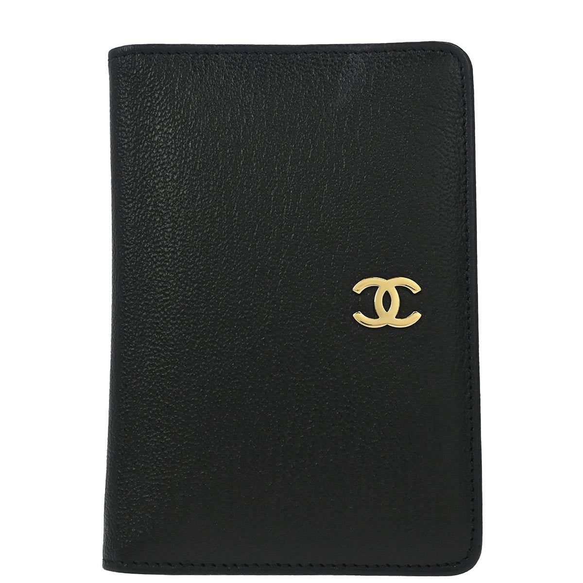 Chanel Black Calfskin Cardholder Small Good