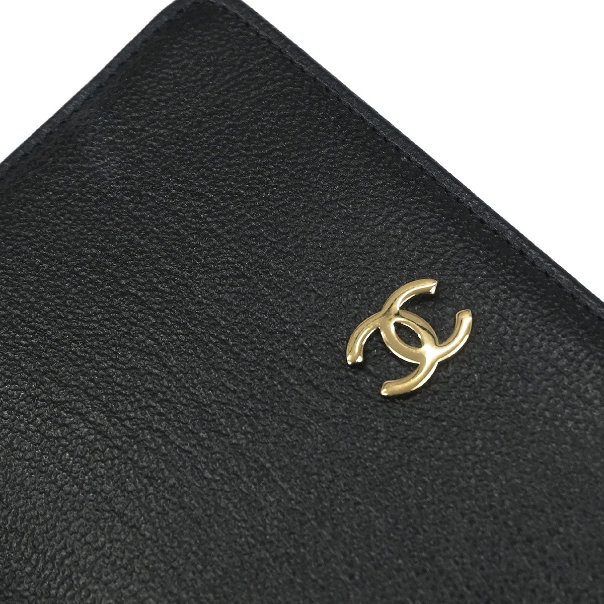 Chanel Black Calfskin Cardholder Small Good