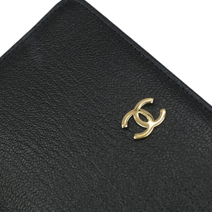 Chanel Black Calfskin Cardholder Small Good