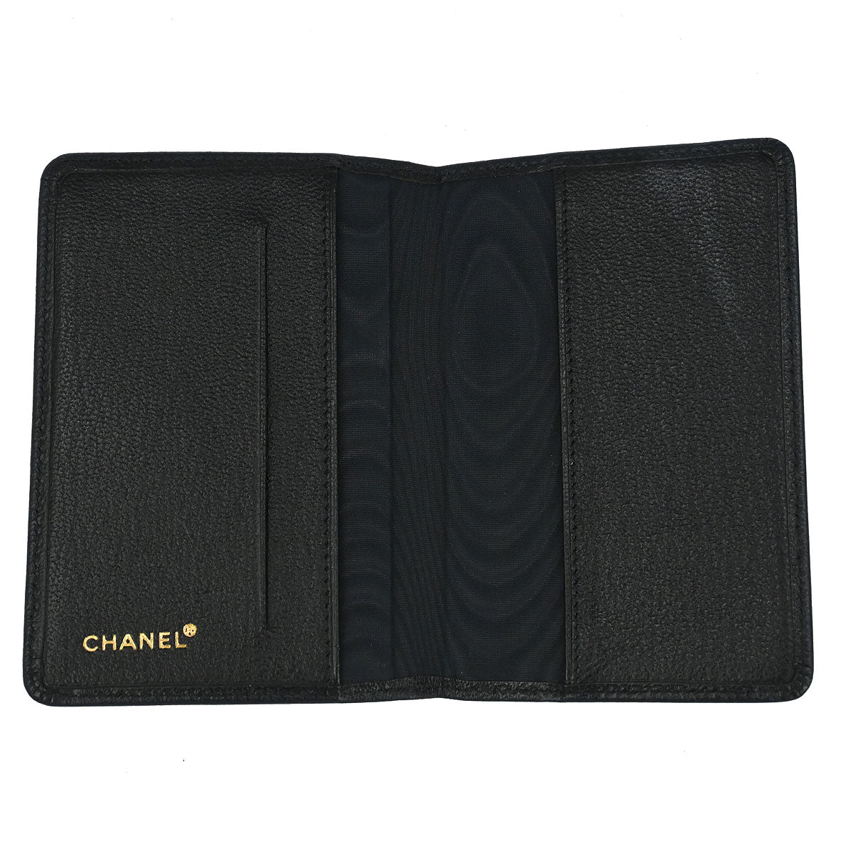 Chanel Black Calfskin Cardholder Small Good