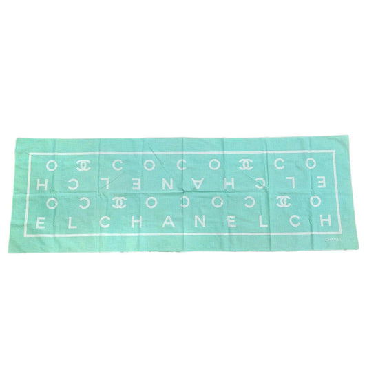 Chanel Light Blue Scarf Small Good