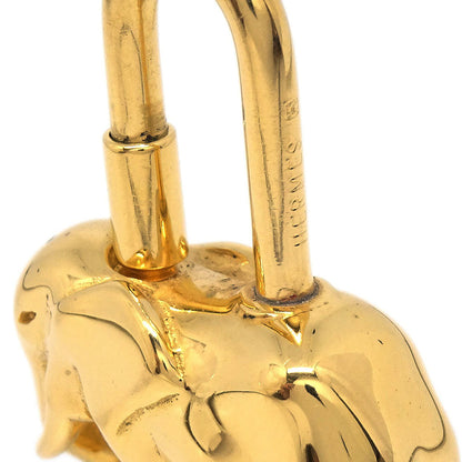 Hermes 1988 Elephant Cadena Gold Small Good
