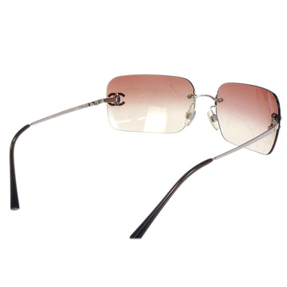 Chanel Sunglasses Eyewear Brown Rhinestone Small Good