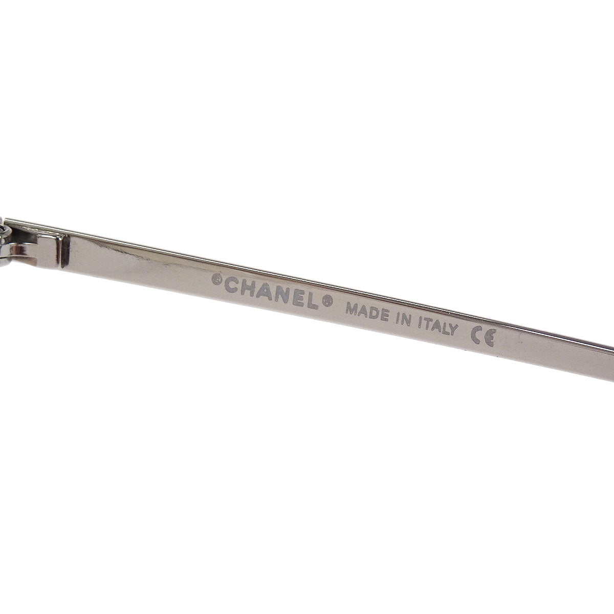 Chanel Sunglasses Eyewear Brown Rhinestone Small Good