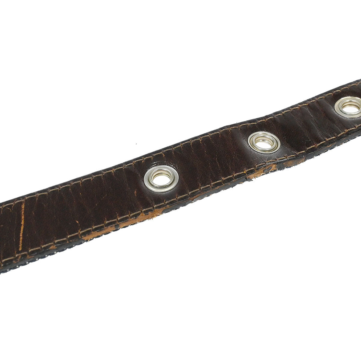 Fendi Navy Denim Beaded Baguette Handbag