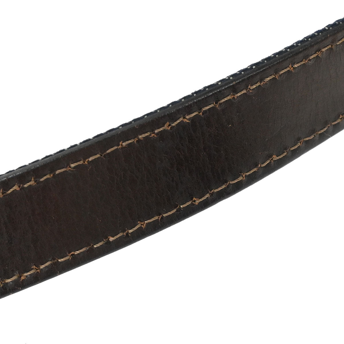 Fendi Navy Denim Floral Baguette Handbag