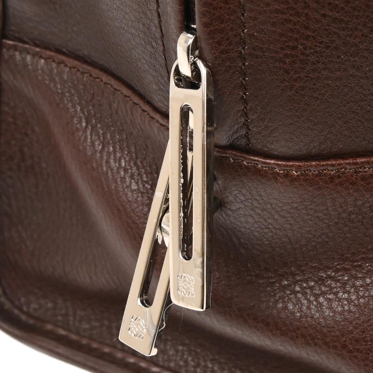 Loewe Brown Leather Amazona 36 Handbag