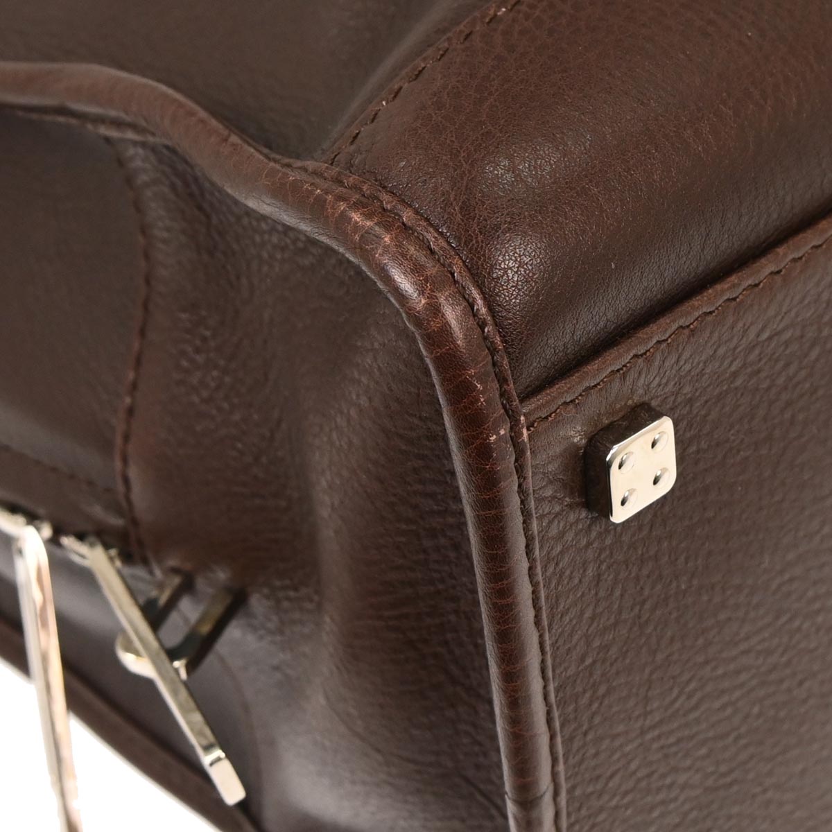 Loewe Brown Leather Amazona 36 Handbag