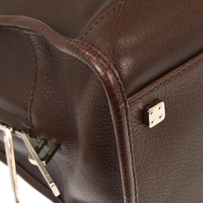 Loewe Brown Leather Amazona 36 Handbag