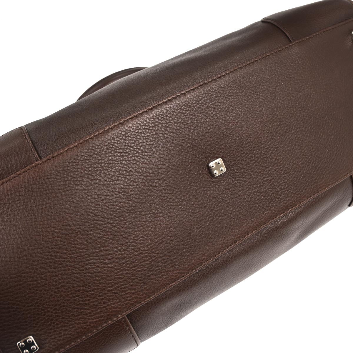 Loewe Brown Leather Amazona 36 Handbag