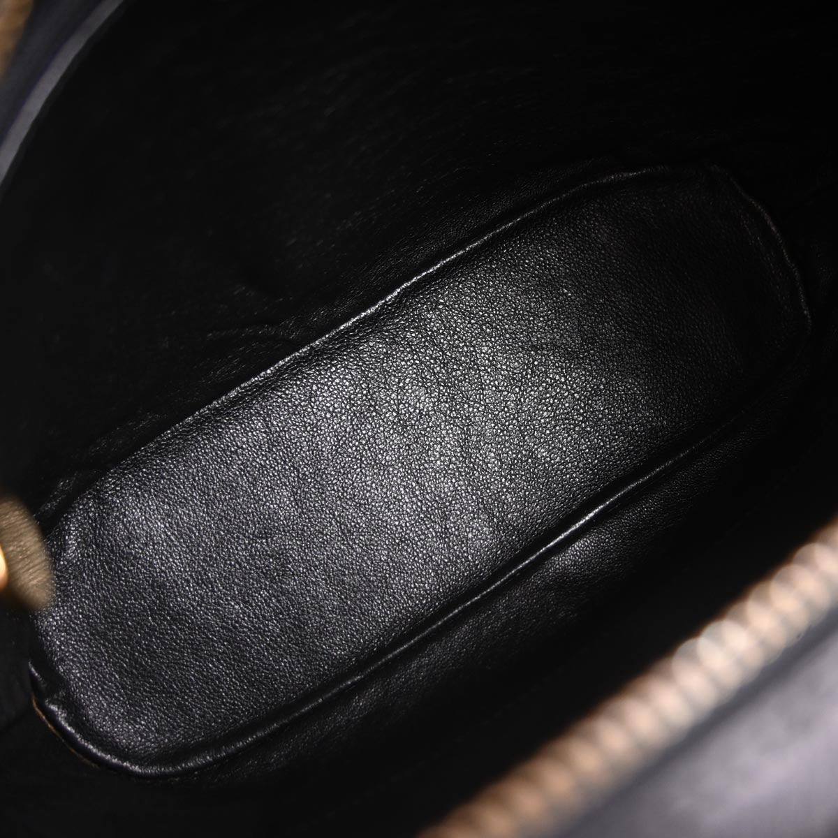 Chanel 1991-1994 Black Lambskin Chevron Handbag