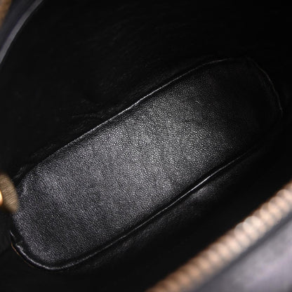 Chanel 1991-1994 Black Lambskin Chevron Handbag