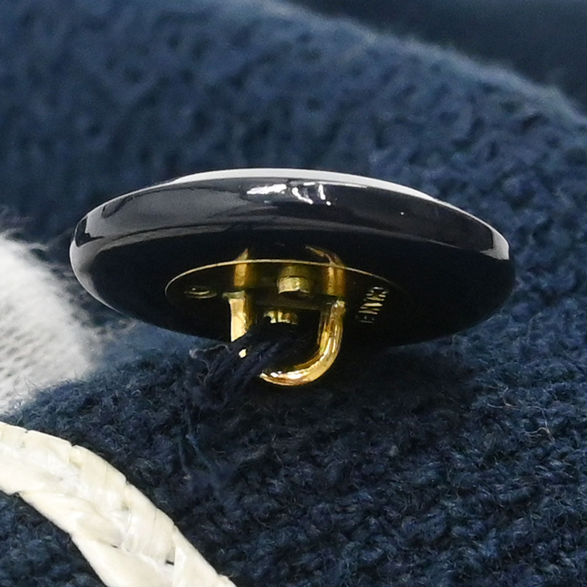 Chanel Single Breasted Jacket Navy #38