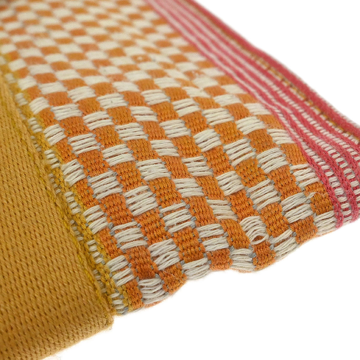 Hermes Yellow Cotton NY Madison Limited Onimaitou Shoulder Bag Pochette