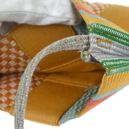 Hermes Yellow Cotton NY Madison Limited Onimaitou Shoulder Bag Pochette