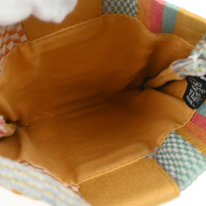 Hermes Yellow Cotton NY Madison Limited Onimaitou Shoulder Bag Pochette