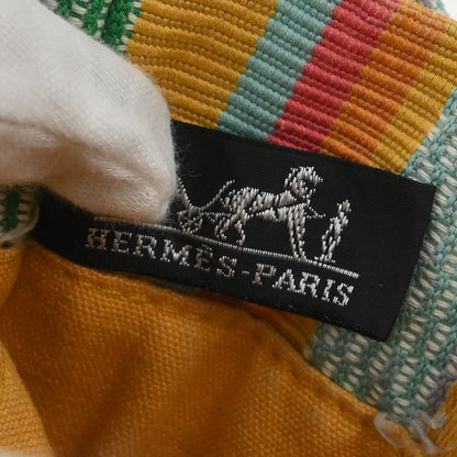 Hermes Yellow Cotton NY Madison Limited Onimaitou Shoulder Bag Pochette