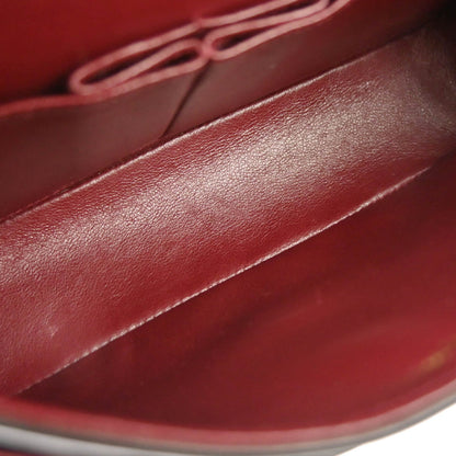 Chanel 1991-1994 Black Lambskin Small Classic Double Flap Shoulder Bag