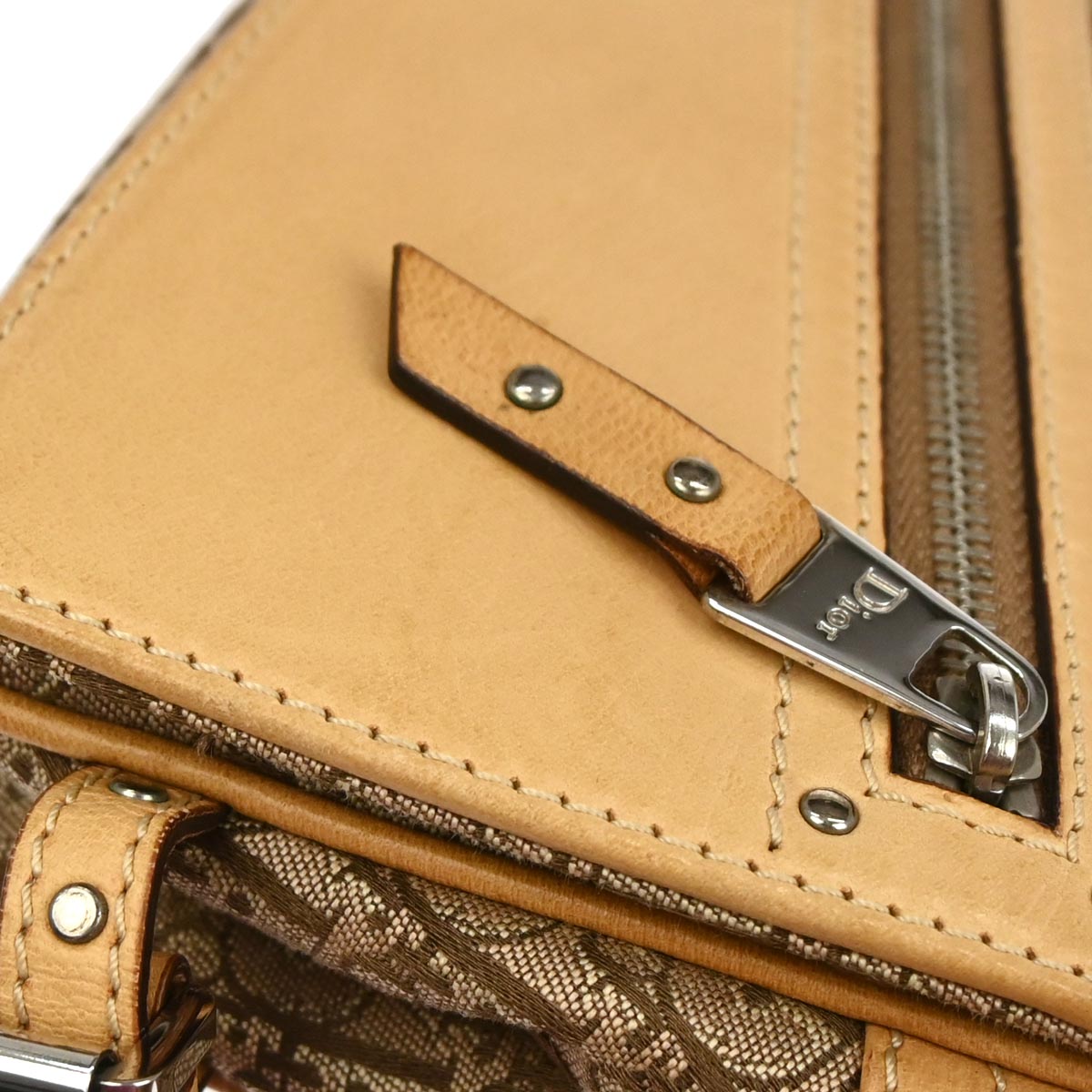 Christian Dior Beige Trotter Handbag