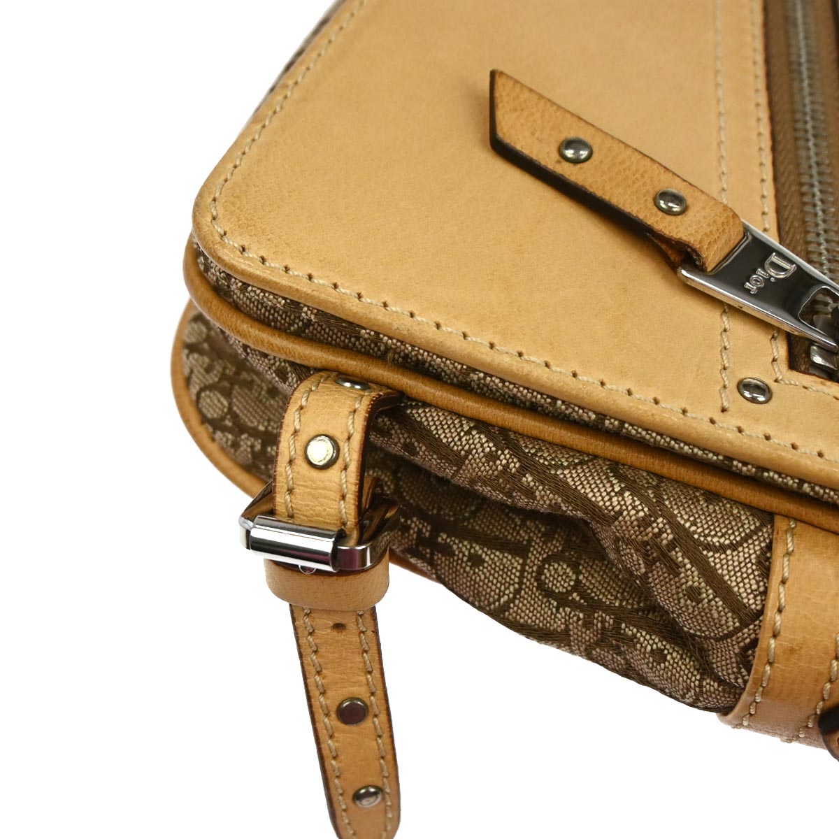 Christian Dior Beige Trotter Handbag