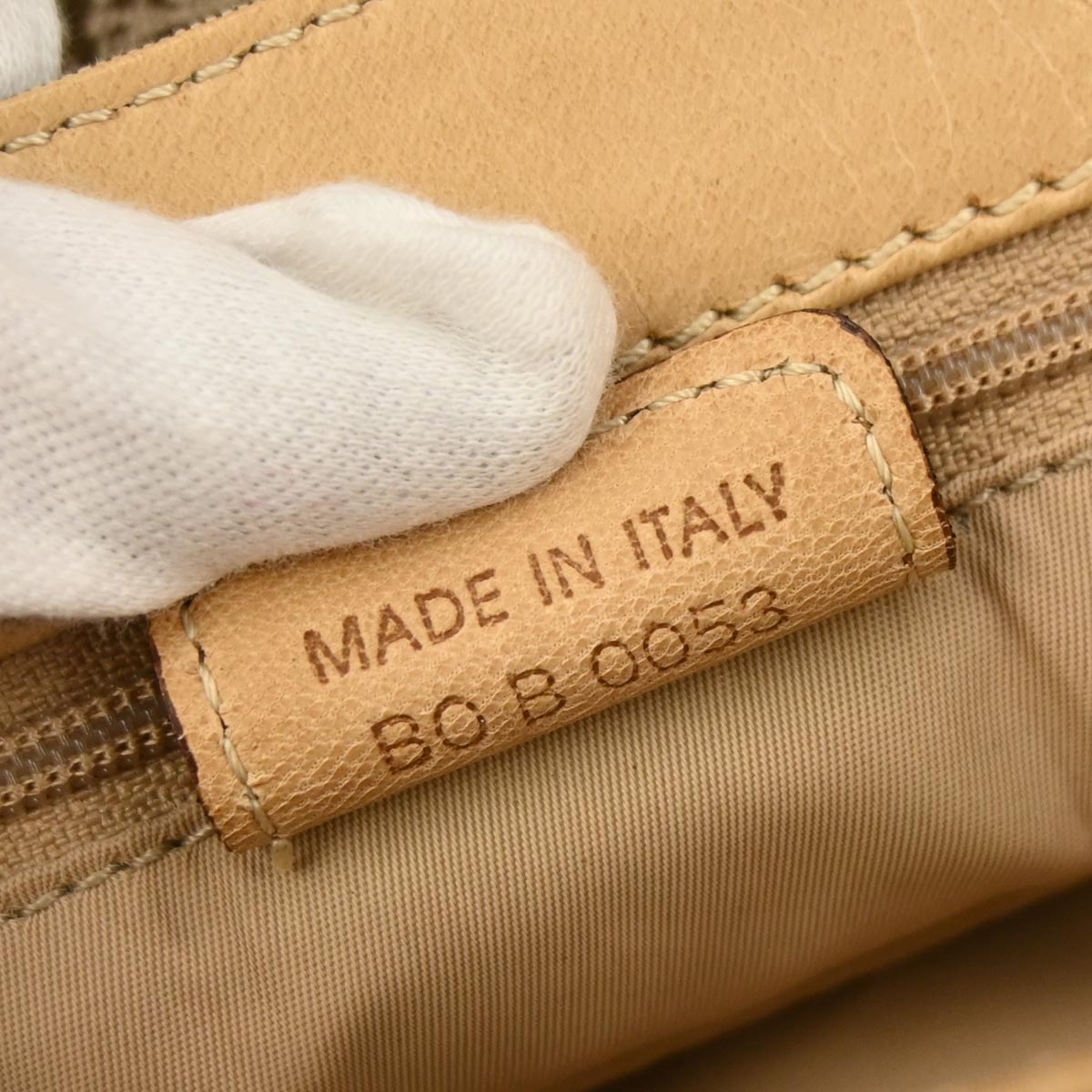 Christian Dior Beige Trotter Handbag