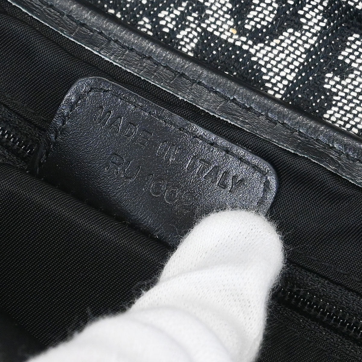 Christian Dior 2002 Black Trotter Double Saddle Handbag