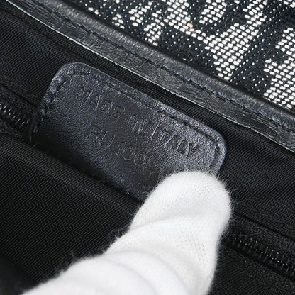 Christian Dior 2002 Black Trotter Double Saddle Handbag