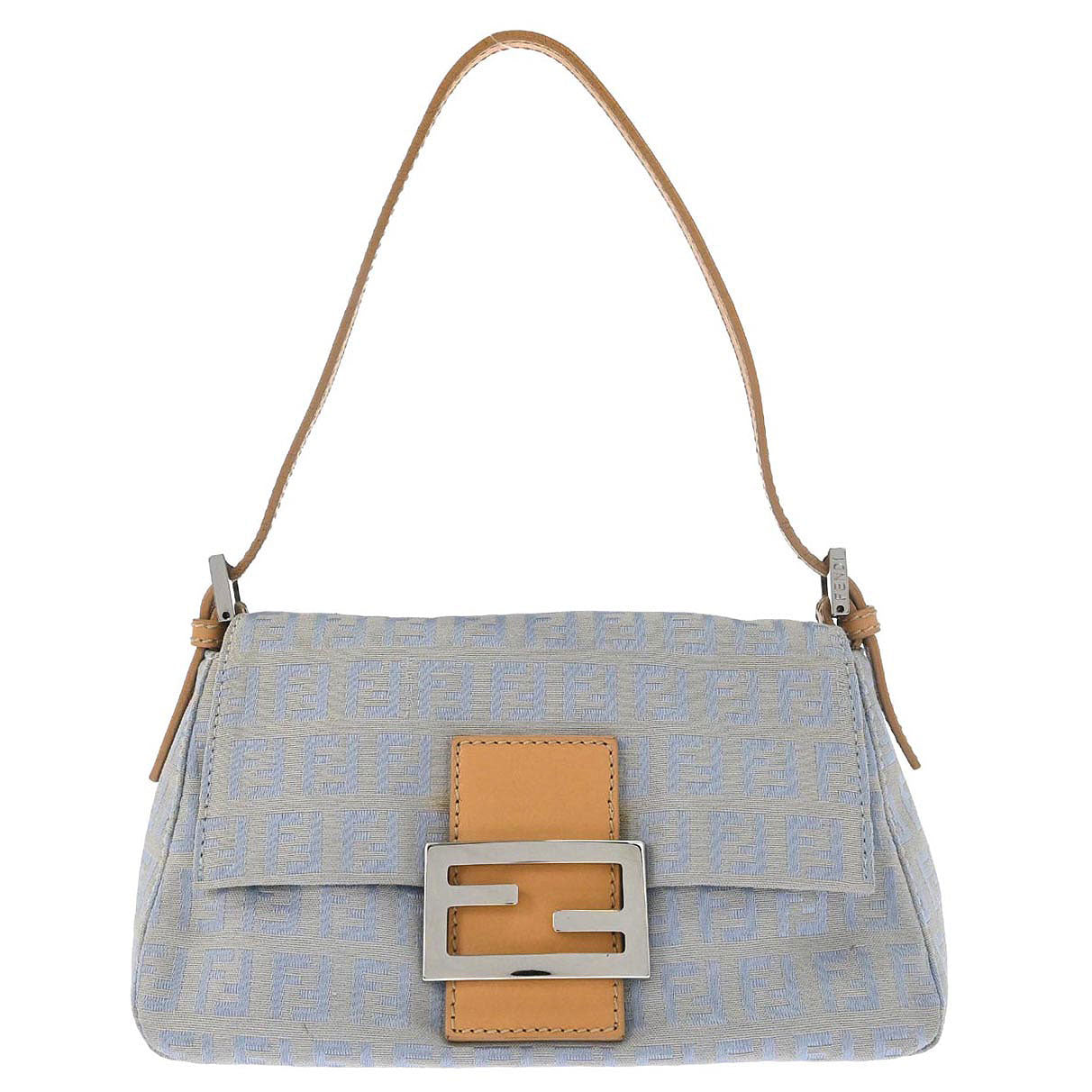 Fendi Light Blue Zucchino Handbag