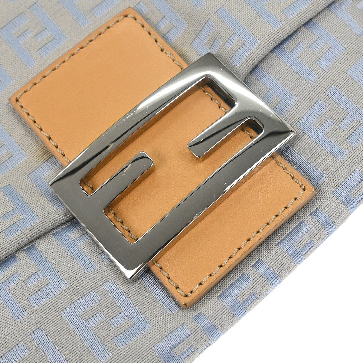 Fendi Light Blue Zucchino Handbag