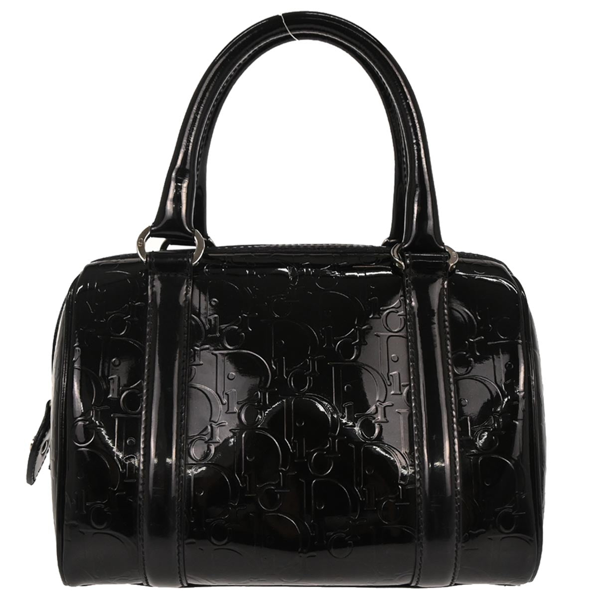 Christian Dior Black Patent leather Trotter Handbag