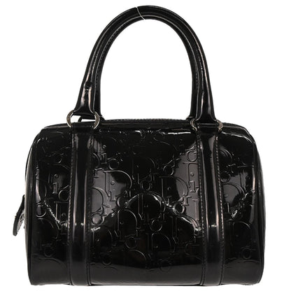 Christian Dior Black Patent leather Trotter Handbag