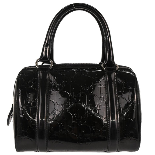 Christian Dior Black Patent leather Trotter Handbag