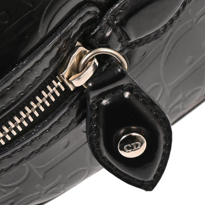 Christian Dior Black Patent leather Trotter Handbag