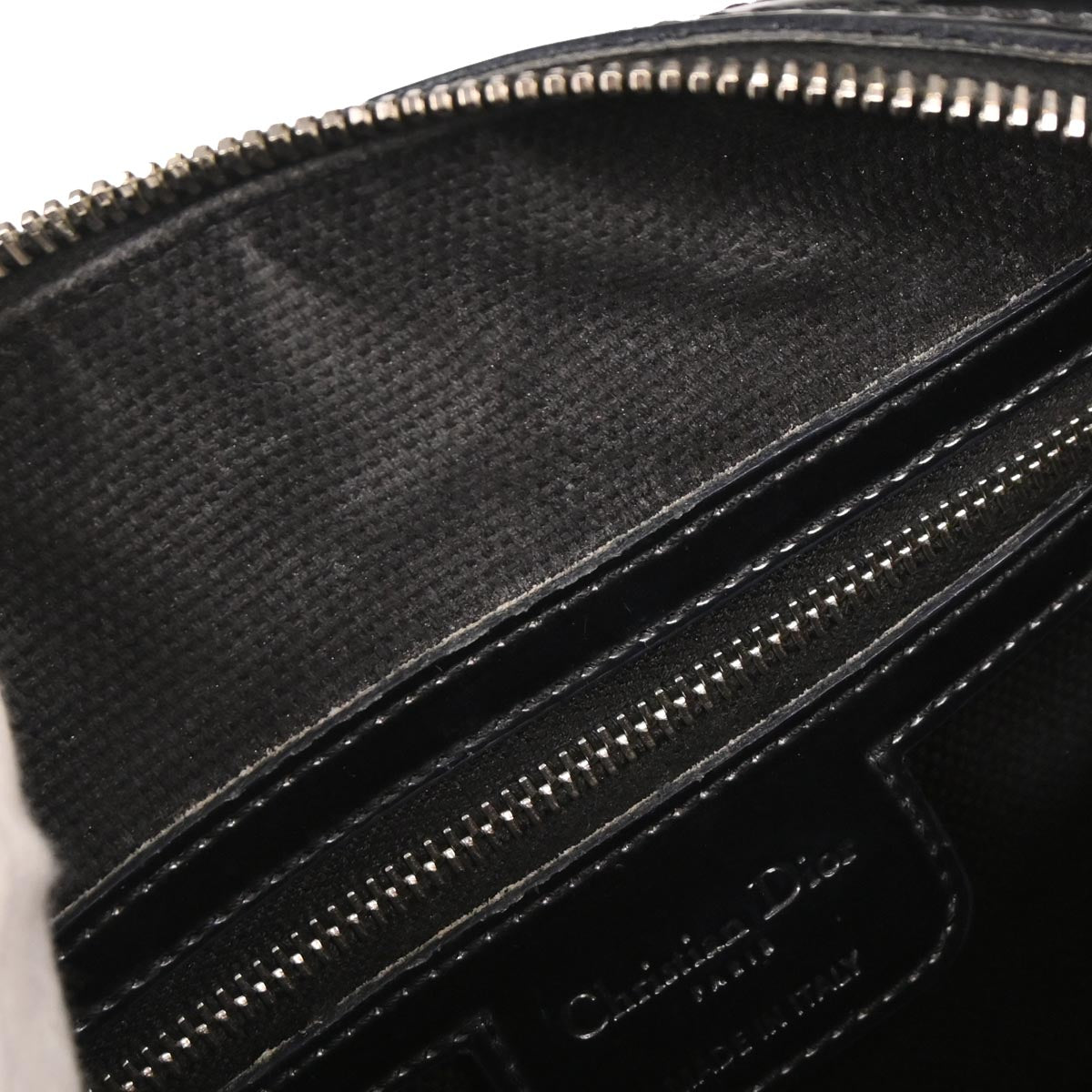 Christian Dior Black Patent leather Trotter Handbag