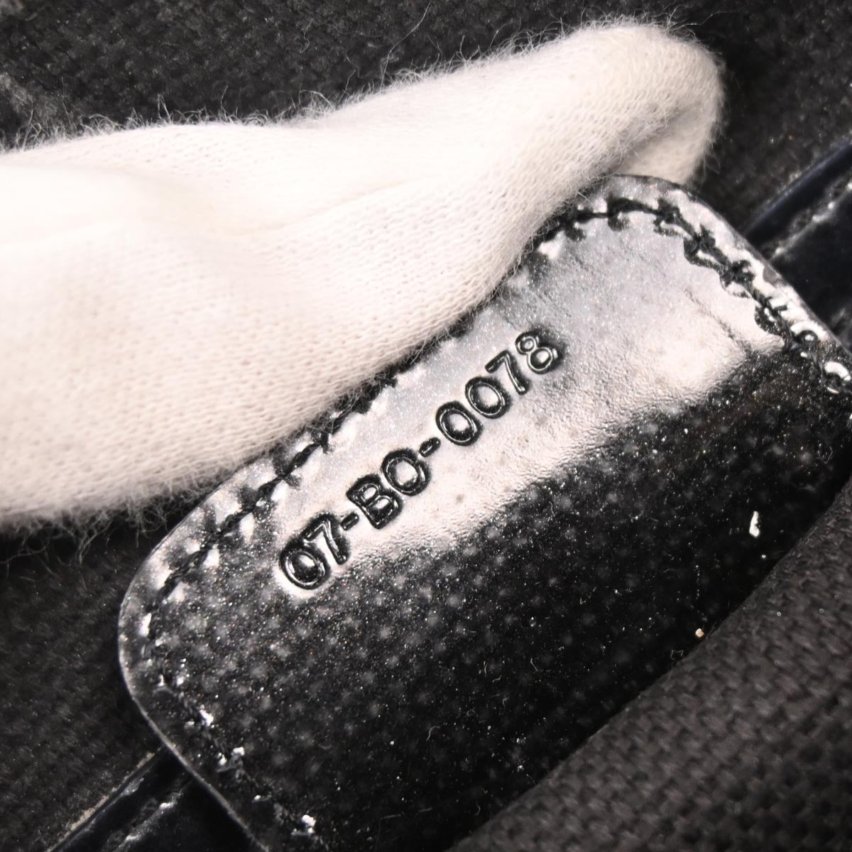 Christian Dior Black Patent leather Trotter Handbag