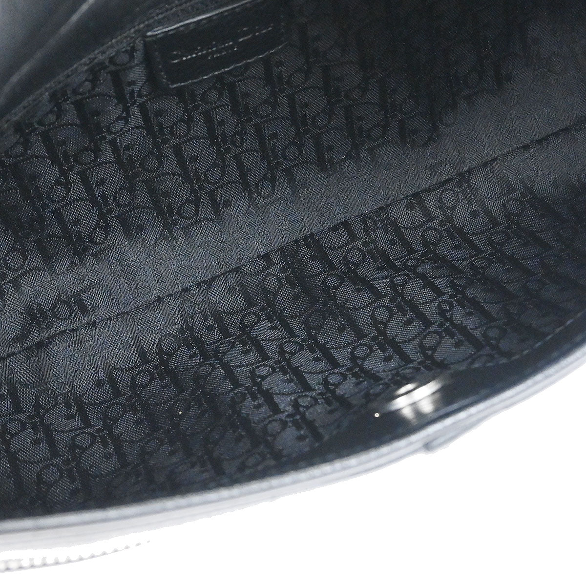 Christian Dior 2004 Black Leather Handbag