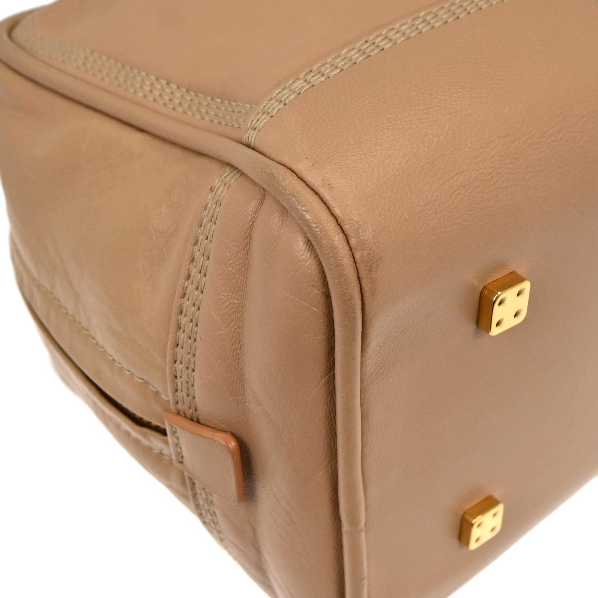 Loewe Beige Nappa Leather Amazona 28 Handbag