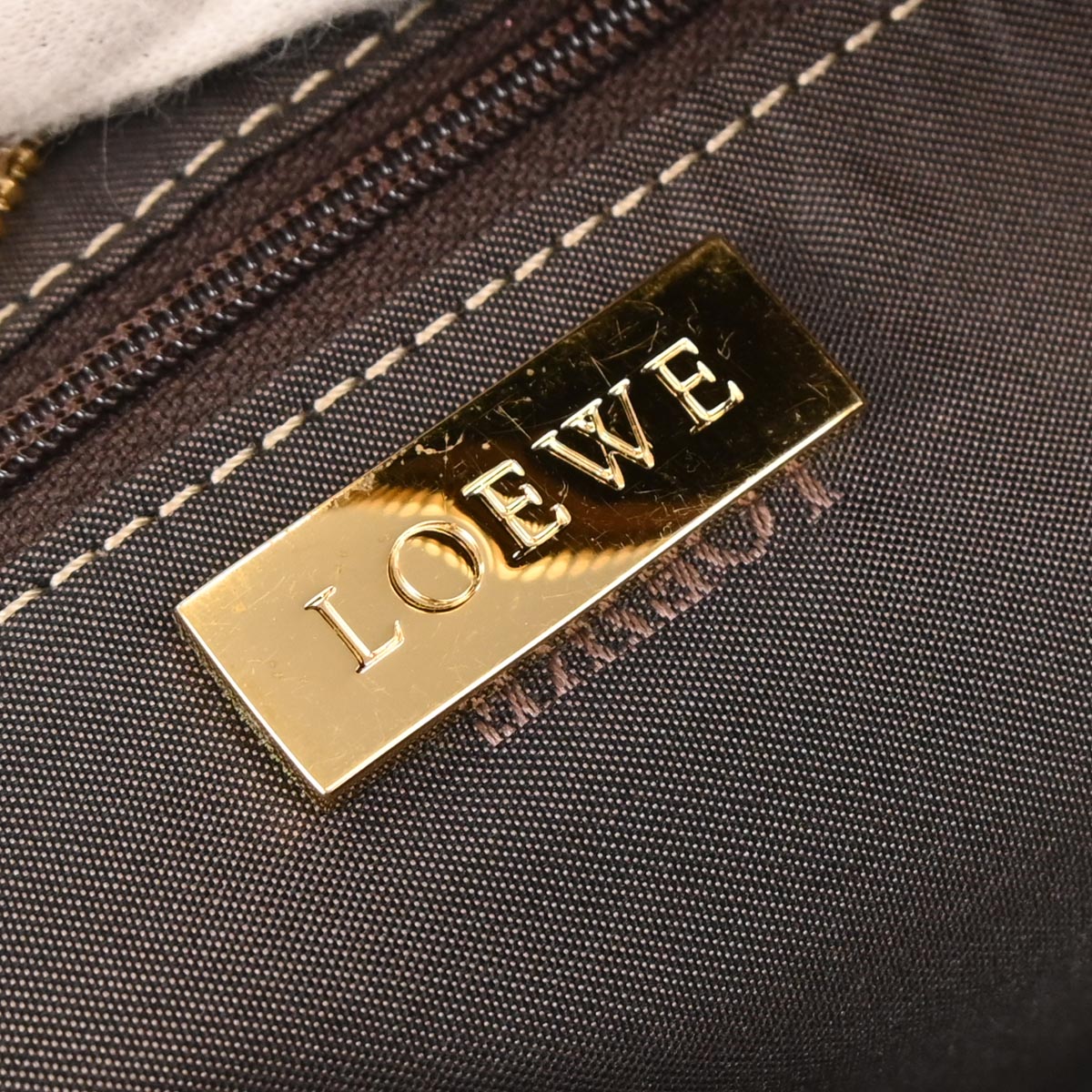 Loewe Beige Nappa Leather Amazona 28 Handbag