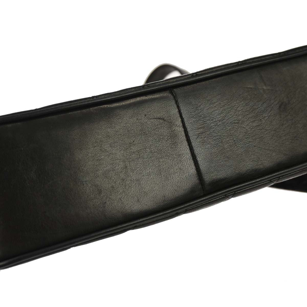 Chanel 1991-1994 Black Lambskin Shoulder Bag