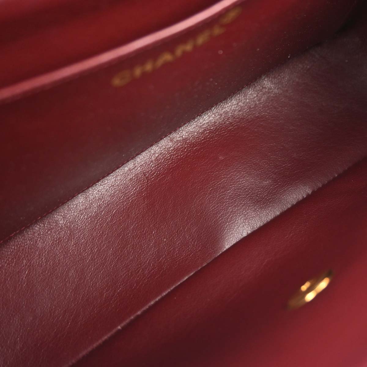 Chanel 1991-1994 Black Lambskin Shoulder Bag