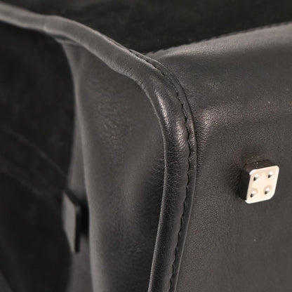 Loewe Black Suede Amazona 36 Handbag