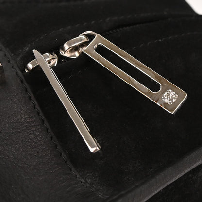 Loewe Black Suede Amazona 36 Handbag