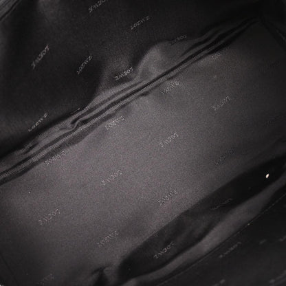 Loewe Black Suede Amazona 36 Handbag