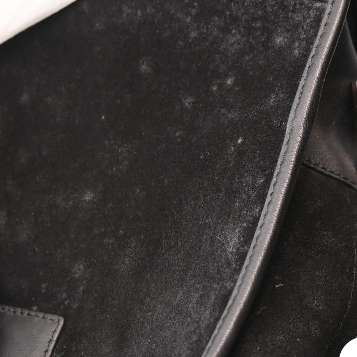 Loewe Black Suede Amazona 36 Handbag