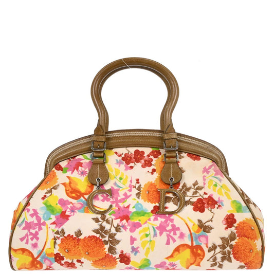 Christian Dior Floral Print Detective Handbag