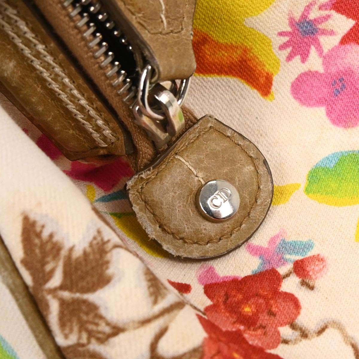 Christian Dior Floral Print Detective Handbag