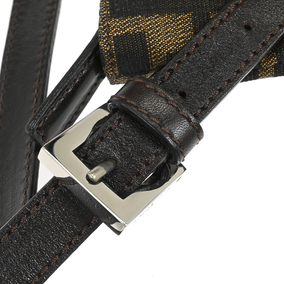 Fendi Brown Zucca Shoulder Bag