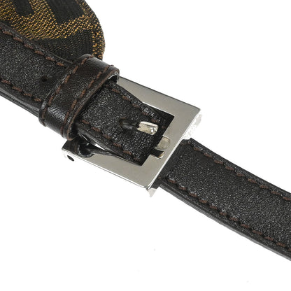 Fendi Brown Zucca Shoulder Bag